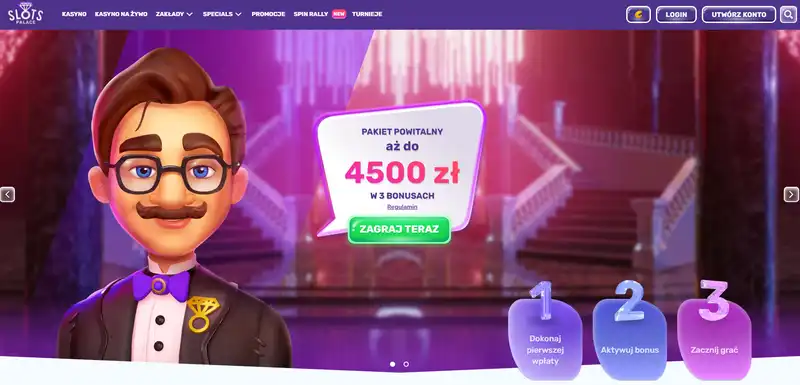 Oficjalna strona główna kasyna Slots Palace