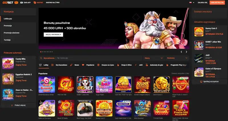 Oficjalna Strona Kasyna GGbet 